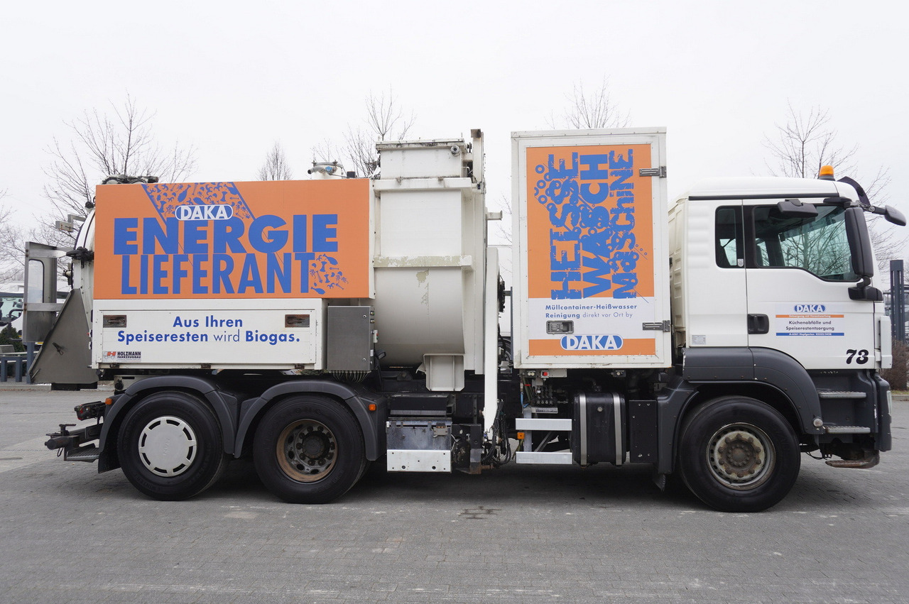 MAN TGS 26.360 / Holzmann Fahrzeugbau HBS 28/120.00 kitchen waste vehicle / Euro 5 - Çöp kamyonu: fotoğraf 5 MAN TGS 26.360 / Holzmann Fahrzeugbau HBS 28/120.00 kitchen waste vehicle / Euro 5 - Çöp kamyonu: fotoğraf 5