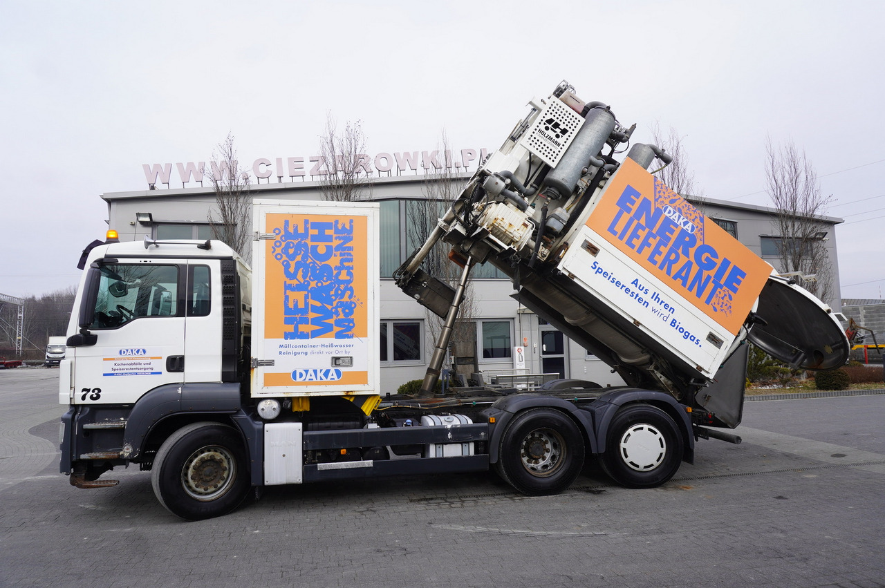 MAN TGS 26.360 / Holzmann Fahrzeugbau HBS 28/120.00 kitchen waste vehicle / Euro 5 - Çöp kamyonu: fotoğraf 2 MAN TGS 26.360 / Holzmann Fahrzeugbau HBS 28/120.00 kitchen waste vehicle / Euro 5 - Çöp kamyonu: fotoğraf 2