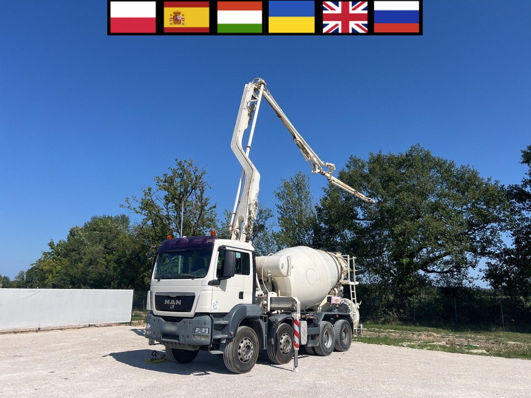 MAN TGS 32.400 8x4 Concrete Mixer Pump truck / 426 MTH !!! / 18 meters - Mobil beton pompası: fotoğraf 1 MAN TGS 32.400 8x4 Concrete Mixer Pump truck / 426 MTH !!! / 18 meters - Mobil beton pompası: fotoğraf 1