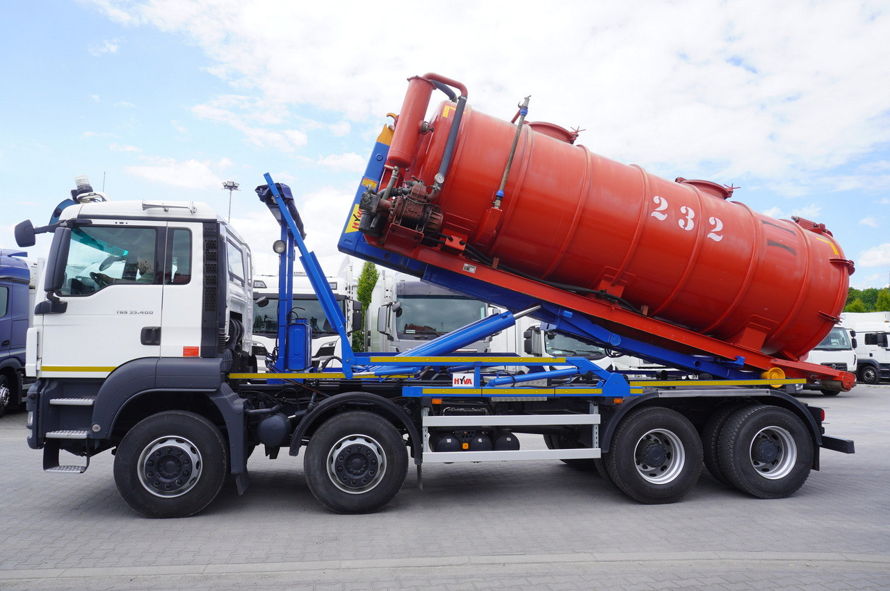 MAN TGS 35.400 8 × 4 E5 / HYVA HOOK LIFT 32.56 SE / Septic barrel 13000 L - Sıvı gübre tankeri: fotoğraf 3 MAN TGS 35.400 8 × 4 E5 / HYVA HOOK LIFT 32.56 SE / Septic barrel 13000 L - Sıvı gübre tankeri: fotoğraf 3