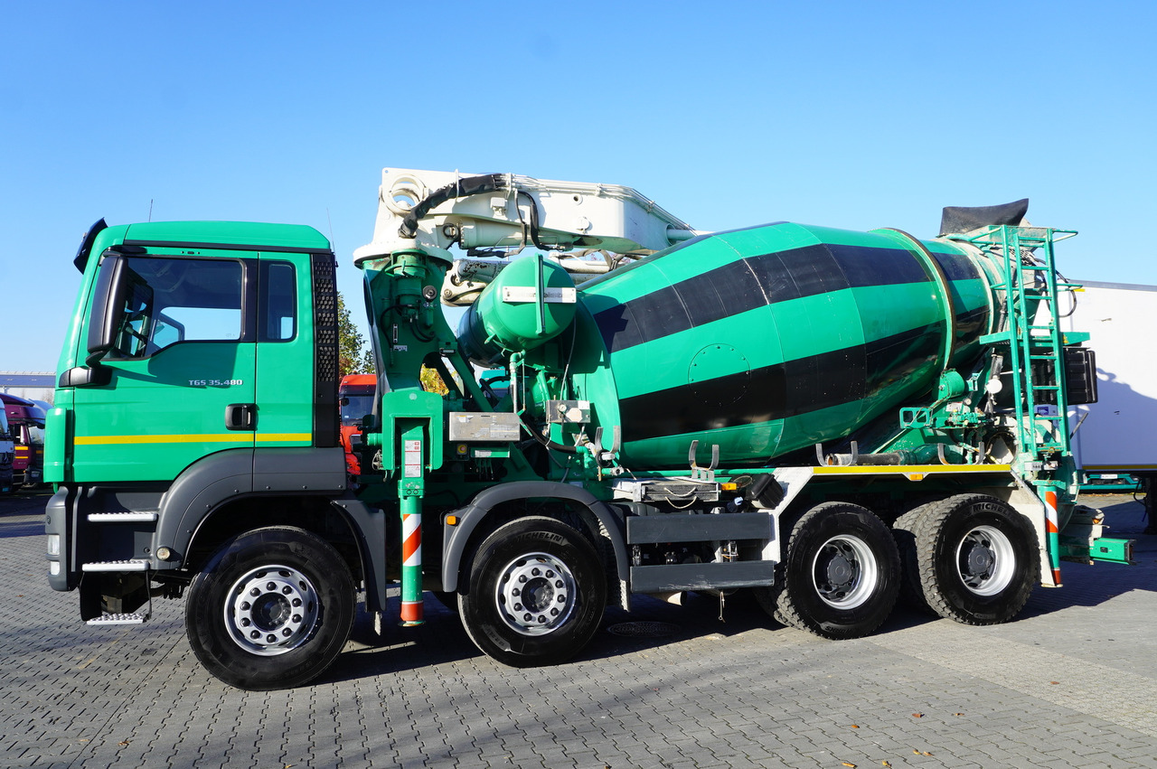 MAN TGS 35.480 8x4 Concrete Mixer Pump truck / Putzmeister M24-3 / 1600 MTH! - Mobil beton pompası: fotoğraf 3 MAN TGS 35.480 8x4 Concrete Mixer Pump truck / Putzmeister M24-3 / 1600 MTH! - Mobil beton pompası: fotoğraf 3
