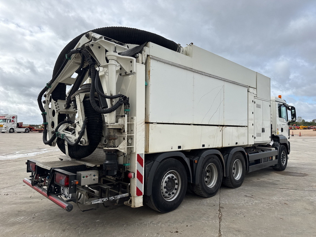 MAN TGS 35.480 8x4 / MTS 4A14T 36.000V vacuum truck / 10 m3 - Vidanjör: fotoğraf 4 MAN TGS 35.480 8x4 / MTS 4A14T 36.000V vacuum truck / 10 m3 - Vidanjör: fotoğraf 4
