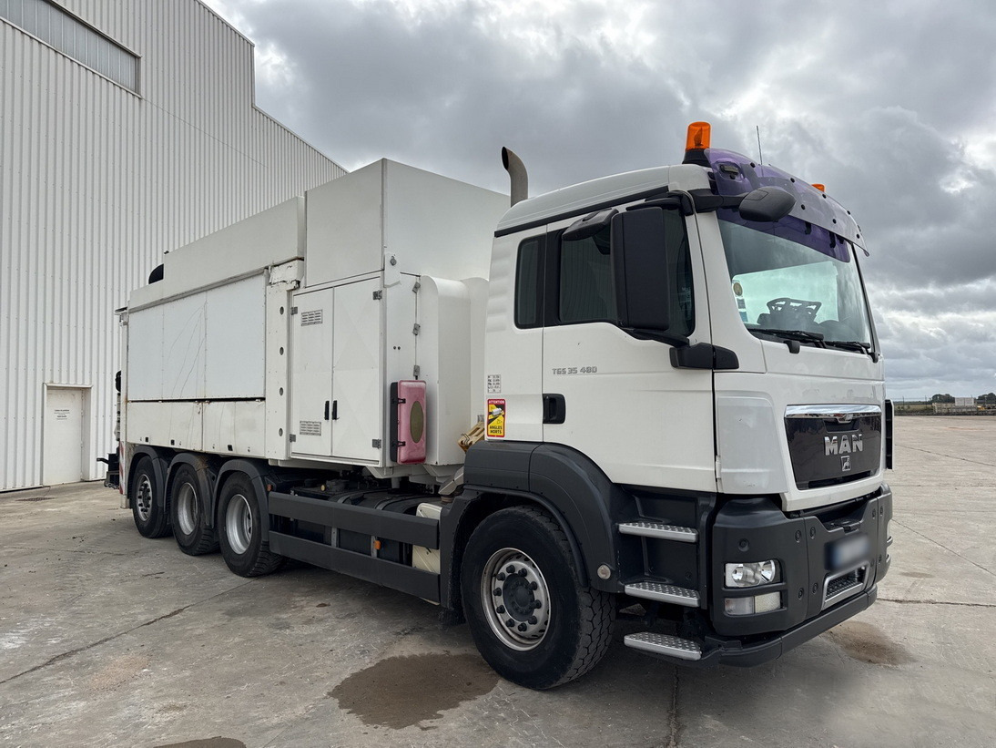 MAN TGS 35.480 8x4 / MTS 4A14T 36.000V vacuum truck / 10 m3 - Vidanjör: fotoğraf 3 MAN TGS 35.480 8x4 / MTS 4A14T 36.000V vacuum truck / 10 m3 - Vidanjör: fotoğraf 3
