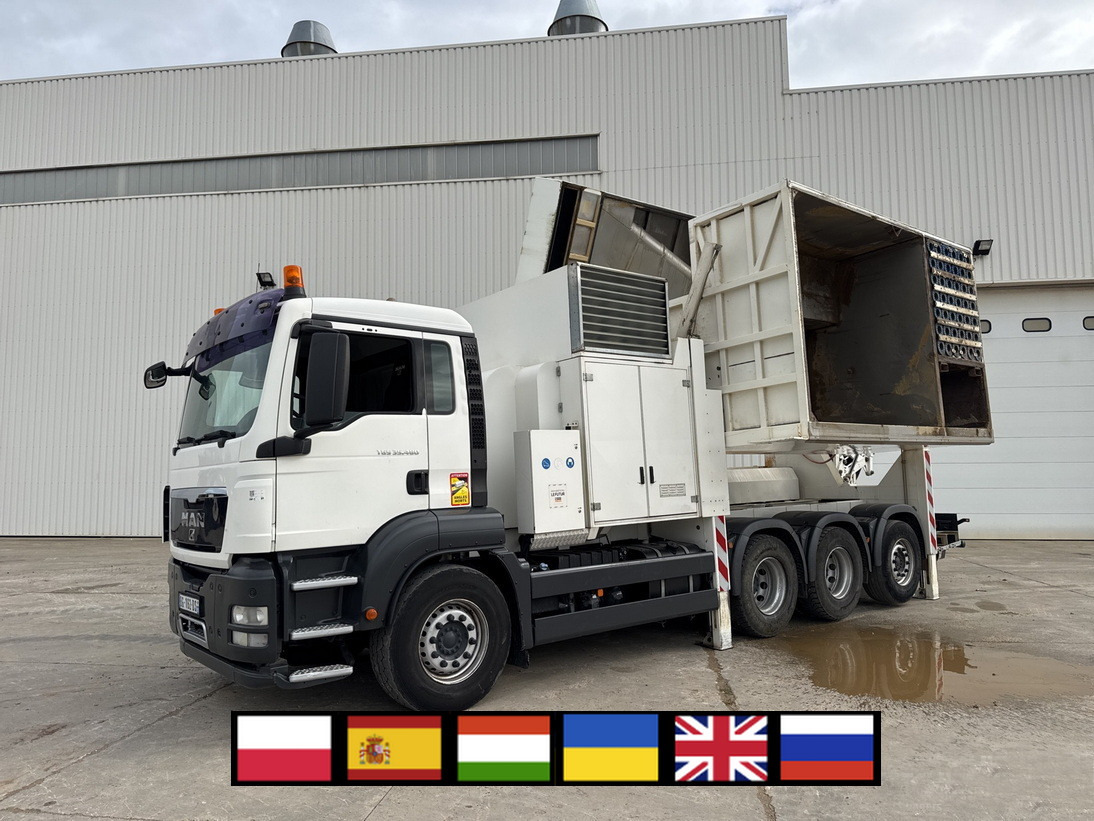 MAN TGS 35.480 8x4 / MTS 4A14T 36.000V vacuum truck / 10 m3 - Vidanjör: fotoğraf 1 MAN TGS 35.480 8x4 / MTS 4A14T 36.000V vacuum truck / 10 m3 - Vidanjör: fotoğraf 1