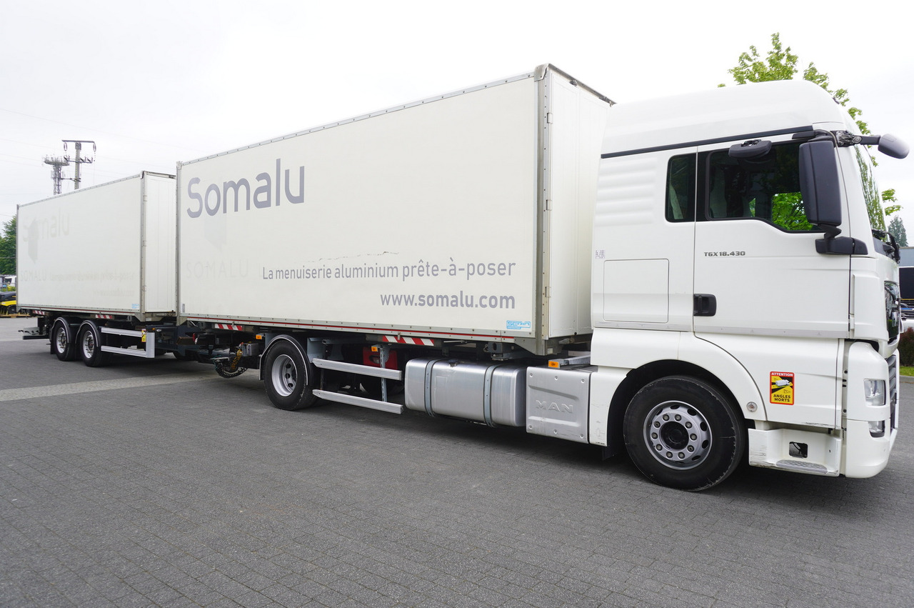MAN TGX 18.430 / 18 EPAL box / Fruehauf 18 EPAL box trailer / 2021 - Kapalı kasa kamyon: fotoğraf 4 MAN TGX 18.430 / 18 EPAL box / Fruehauf 18 EPAL box trailer / 2021 - Kapalı kasa kamyon: fotoğraf 4