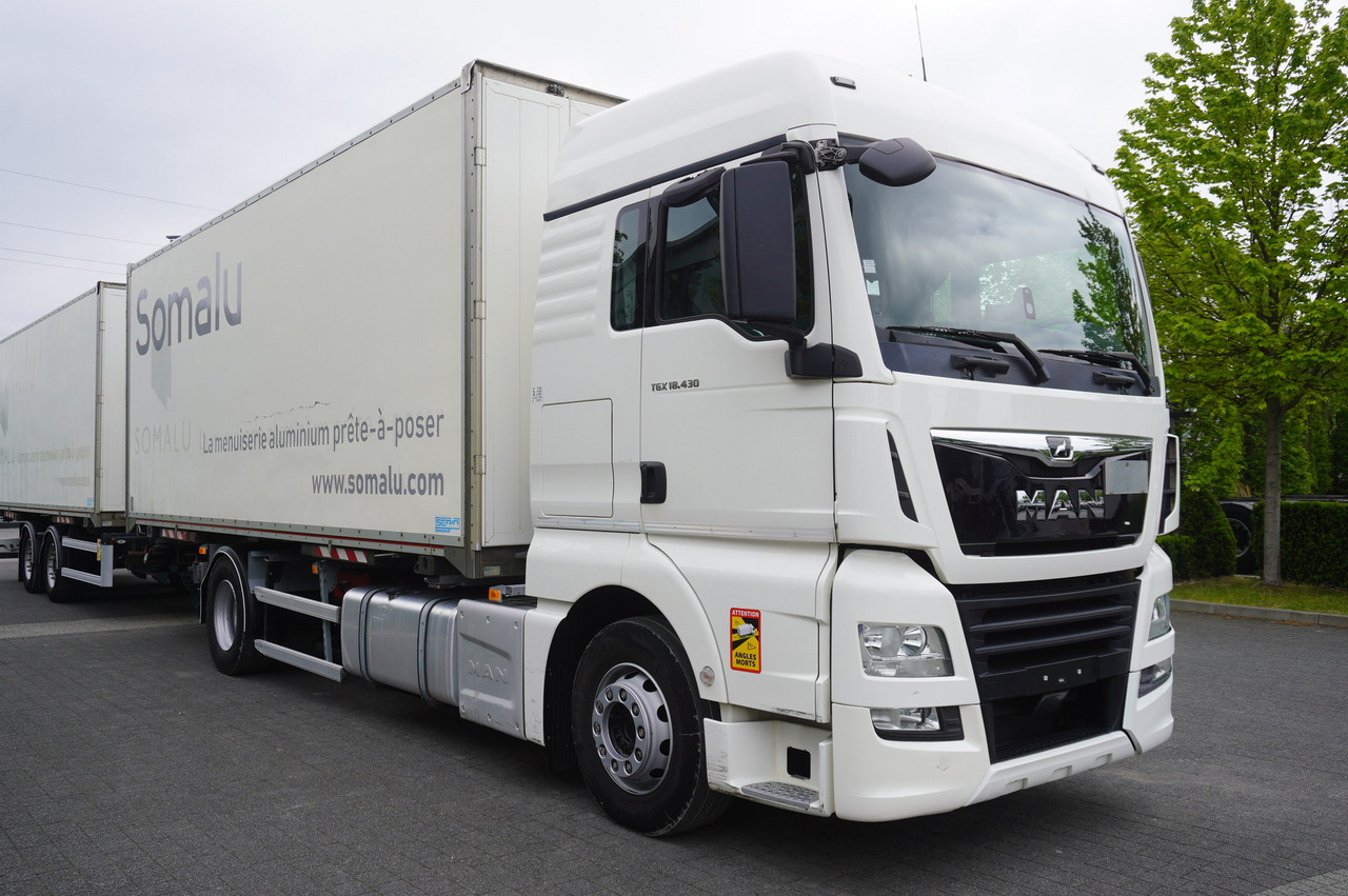 MAN TGX 18.430 / 18 EPAL box / Fruehauf 18 EPAL box trailer / 2021 - Kapalı kasa kamyon: fotoğraf 5 MAN TGX 18.430 / 18 EPAL box / Fruehauf 18 EPAL box trailer / 2021 - Kapalı kasa kamyon: fotoğraf 5