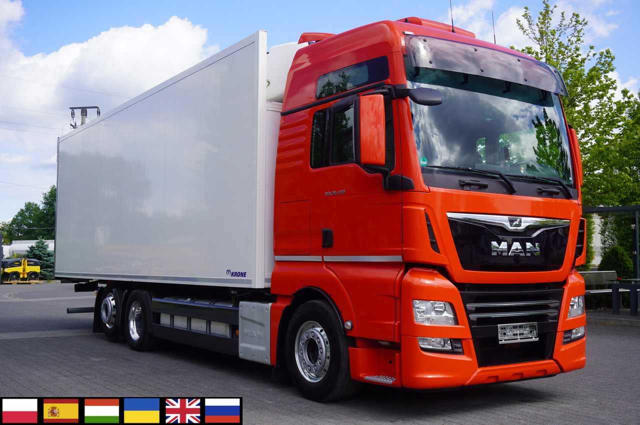 MAN TGX 26.470 / Krone refrigerator bitemperature doppelstock 20 EPAL / Carrier Supra 1250 MT - Refrijeratör kamyon: fotoğraf 1 MAN TGX 26.470 / Krone refrigerator bitemperature doppelstock 20 EPAL / Carrier Supra 1250 MT - Refrijeratör kamyon: fotoğraf 1