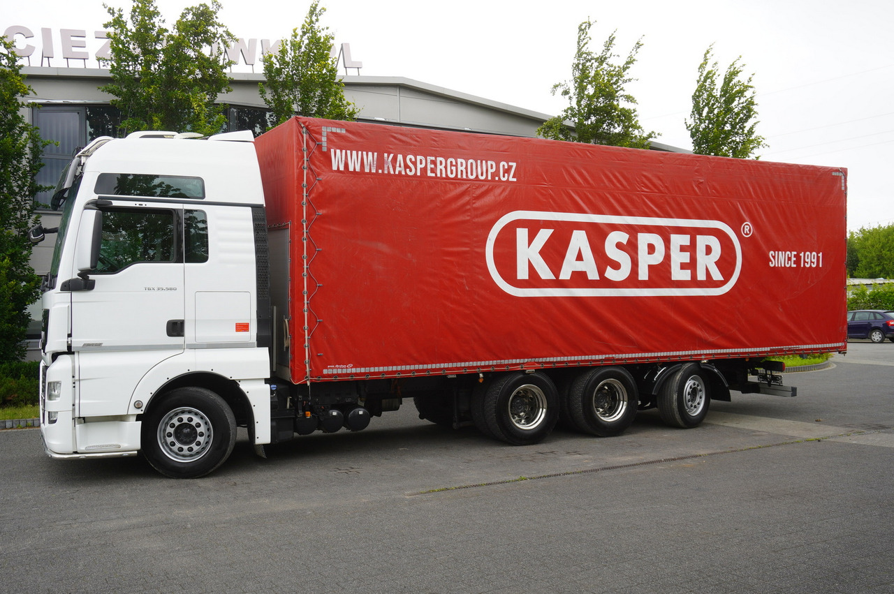 MAN TGX 35.580 E6 8x4 /4 / 23 EPAL tarp superstructure / 4th axle steered - Tenteli kamyon: fotoğraf 2 MAN TGX 35.580 E6 8x4 /4 / 23 EPAL tarp superstructure / 4th axle steered - Tenteli kamyon: fotoğraf 2