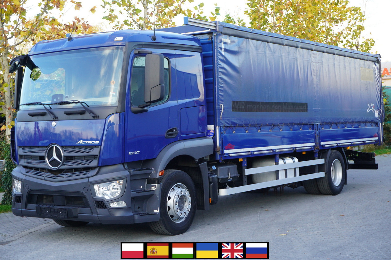 MERCEDES-BENZ Actros 1830 4x2 E6 / Curtainsider 18 EPAL / Sleeper cab - Tenteli kamyon: fotoğraf 1 MERCEDES-BENZ Actros 1830 4x2 E6 / Curtainsider 18 EPAL / Sleeper cab - Tenteli kamyon: fotoğraf 1