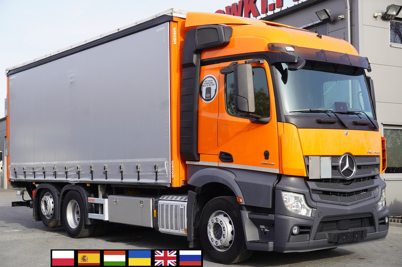 MERCEDES-BENZ Actros 2545 6×2 MP5 / FULL ADR / Curtainsider 17 EPAL - Tenteli kamyon: fotoğraf 1 MERCEDES-BENZ Actros 2545 6×2 MP5 / FULL ADR / Curtainsider 17 EPAL - Tenteli kamyon: fotoğraf 1