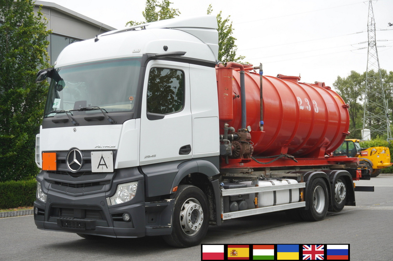 MERCEDES-BENZ Actros 2545 6 × 2 MP5 / NEW septic barrel 13000 L - Sıvı gübre tankeri: fotoğraf 1 MERCEDES-BENZ Actros 2545 6 × 2 MP5 / NEW septic barrel 13000 L - Sıvı gübre tankeri: fotoğraf 1