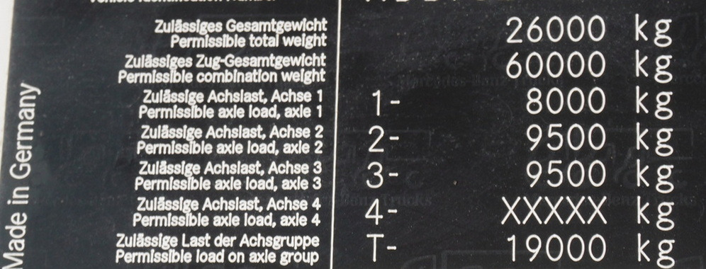 Sal/ Açık kasa kamyon, Vinçli kamyon MERCEDES-BENZ Actros 2641 6×4 E5 / Crane / Dumper / 110000 km!: fotoğraf 7