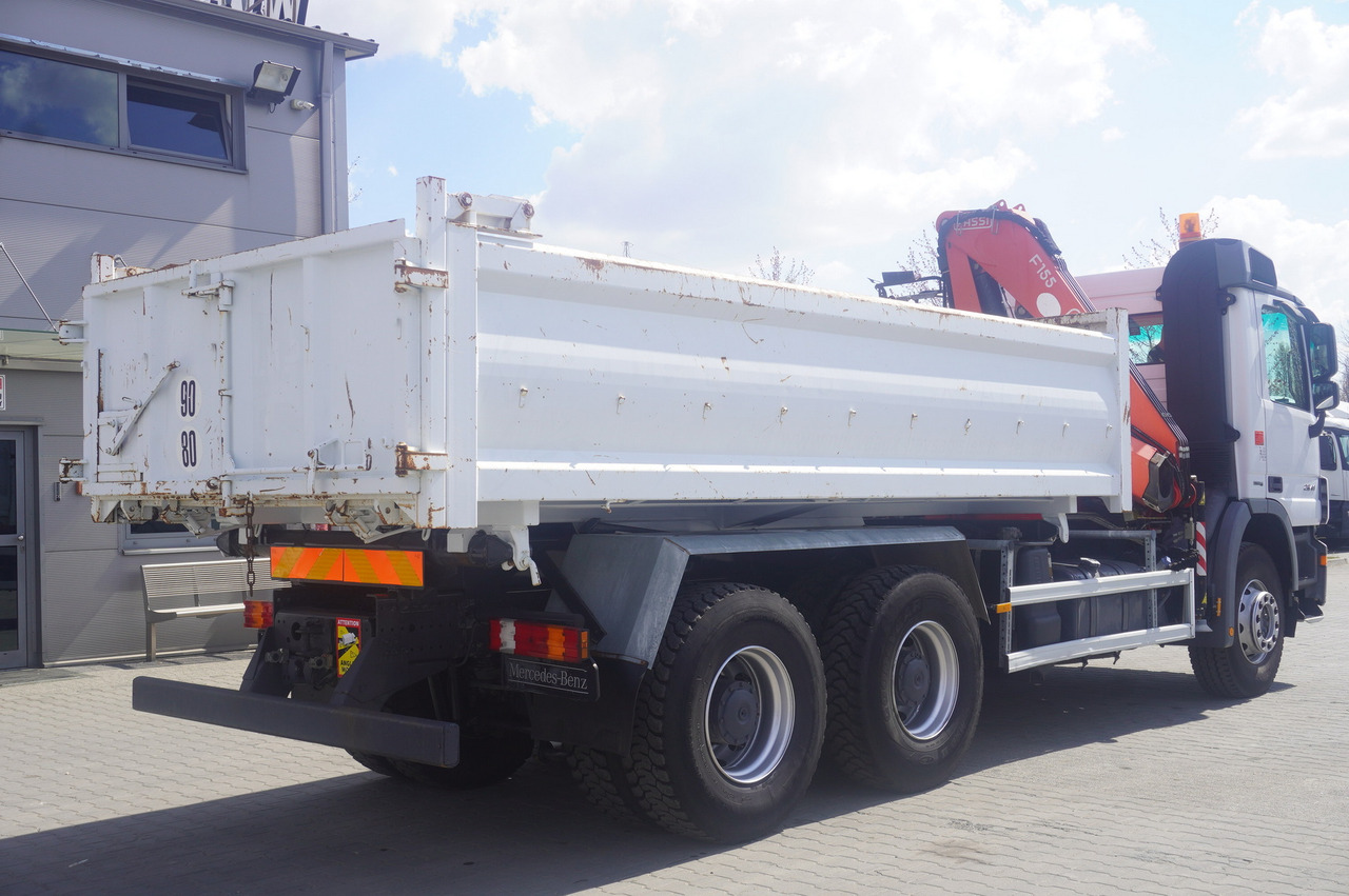 Sal/ Açık kasa kamyon, Vinçli kamyon MERCEDES-BENZ Actros 2641 6×4 E5 / Crane / Dumper / 110000 km!: fotoğraf 12
