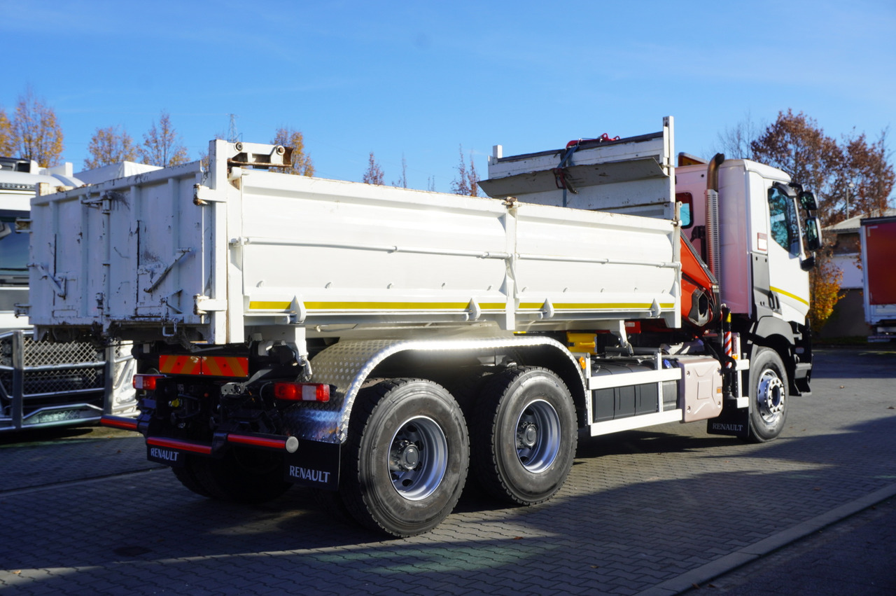 RENAULT C380 E6 6×4 / HDS Fassi F135 2700 MTH / Range 8 m / 5.6 t lifting capacity / 3-side tipper / Bortmatic - Damperli kamyon, Vinçli kamyon: fotoğraf 4 RENAULT C380 E6 6×4 / HDS Fassi F135 2700 MTH / Range 8 m / 5.6 t lifting capacity / 3-side tipper / Bortmatic - Damperli kamyon, Vinçli kamyon: fotoğraf 4