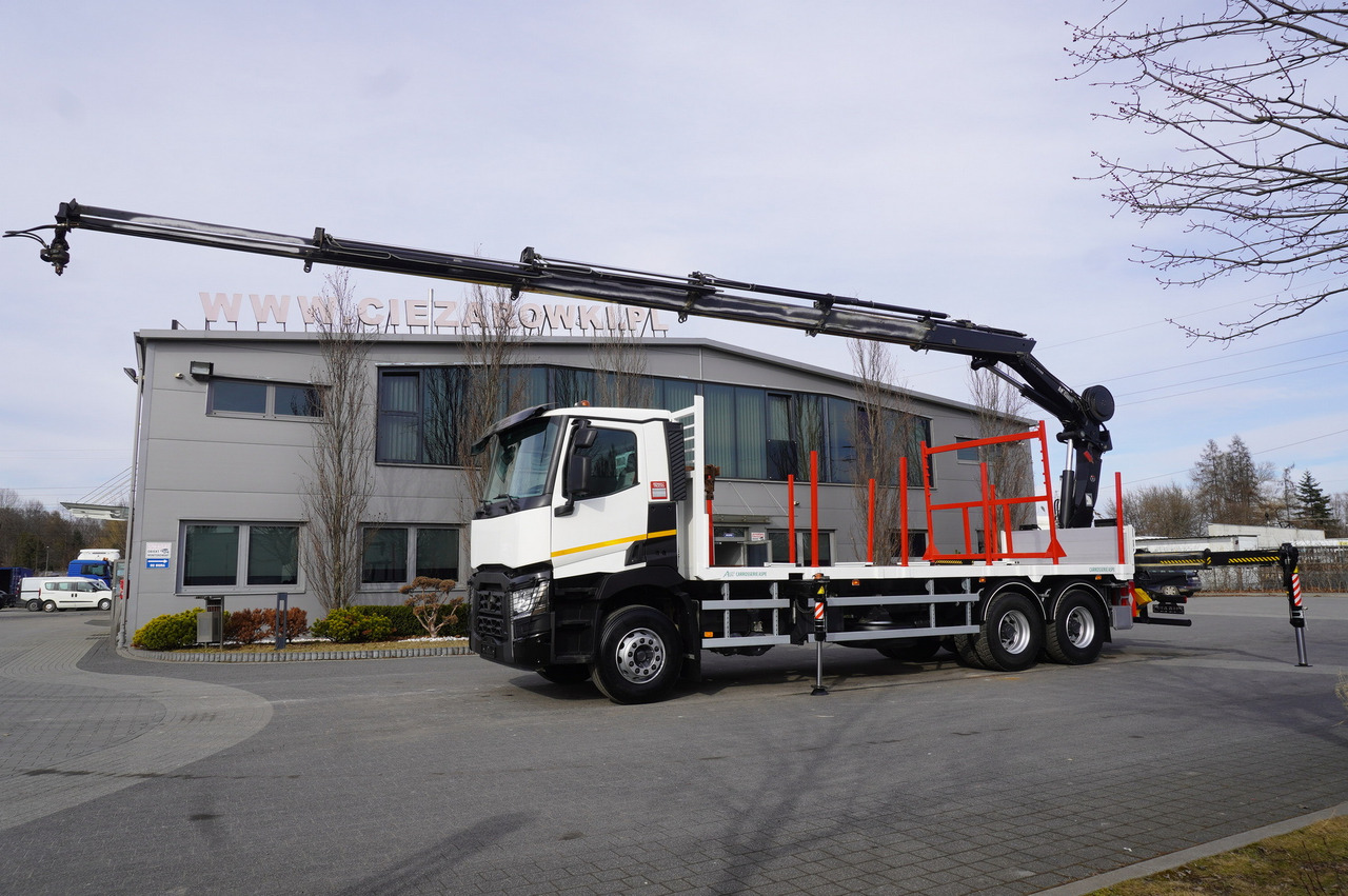 RENAULT C430 / HIAB 244 EP-5 HIDUO crane 8400 kg 15 m / Platform with stanchions - Vinçli kamyon: fotoğraf 5 RENAULT C430 / HIAB 244 EP-5 HIDUO crane 8400 kg 15 m / Platform with stanchions - Vinçli kamyon: fotoğraf 5