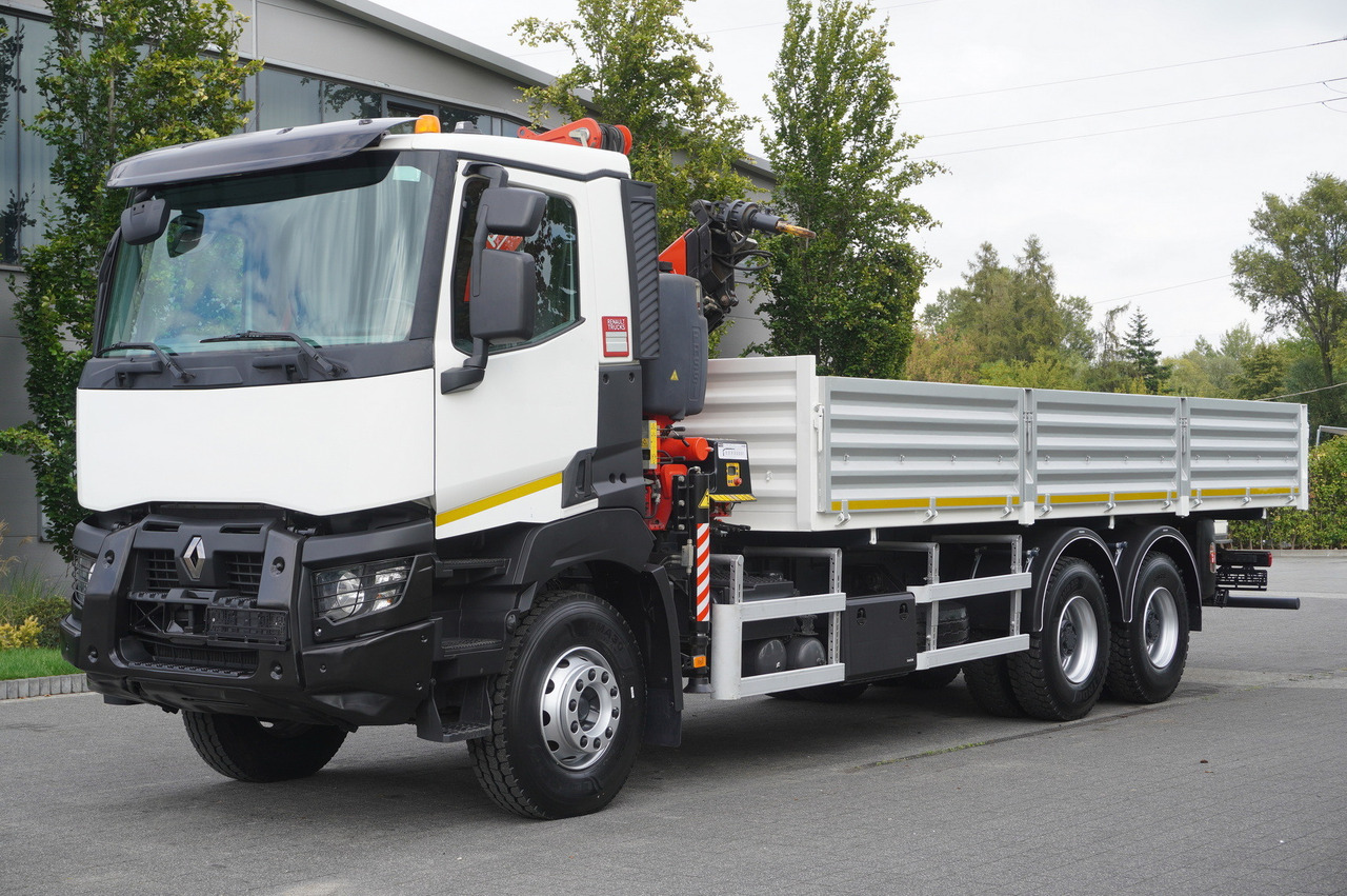 RENAULT K380 6×4 / FASSI F175 crane 7.85 t / 120 thousand km! / 2-sided tipper - Vinçli kamyon: fotoğraf 3 RENAULT K380 6×4 / FASSI F175 crane 7.85 t / 120 thousand km! / 2-sided tipper - Vinçli kamyon: fotoğraf 3