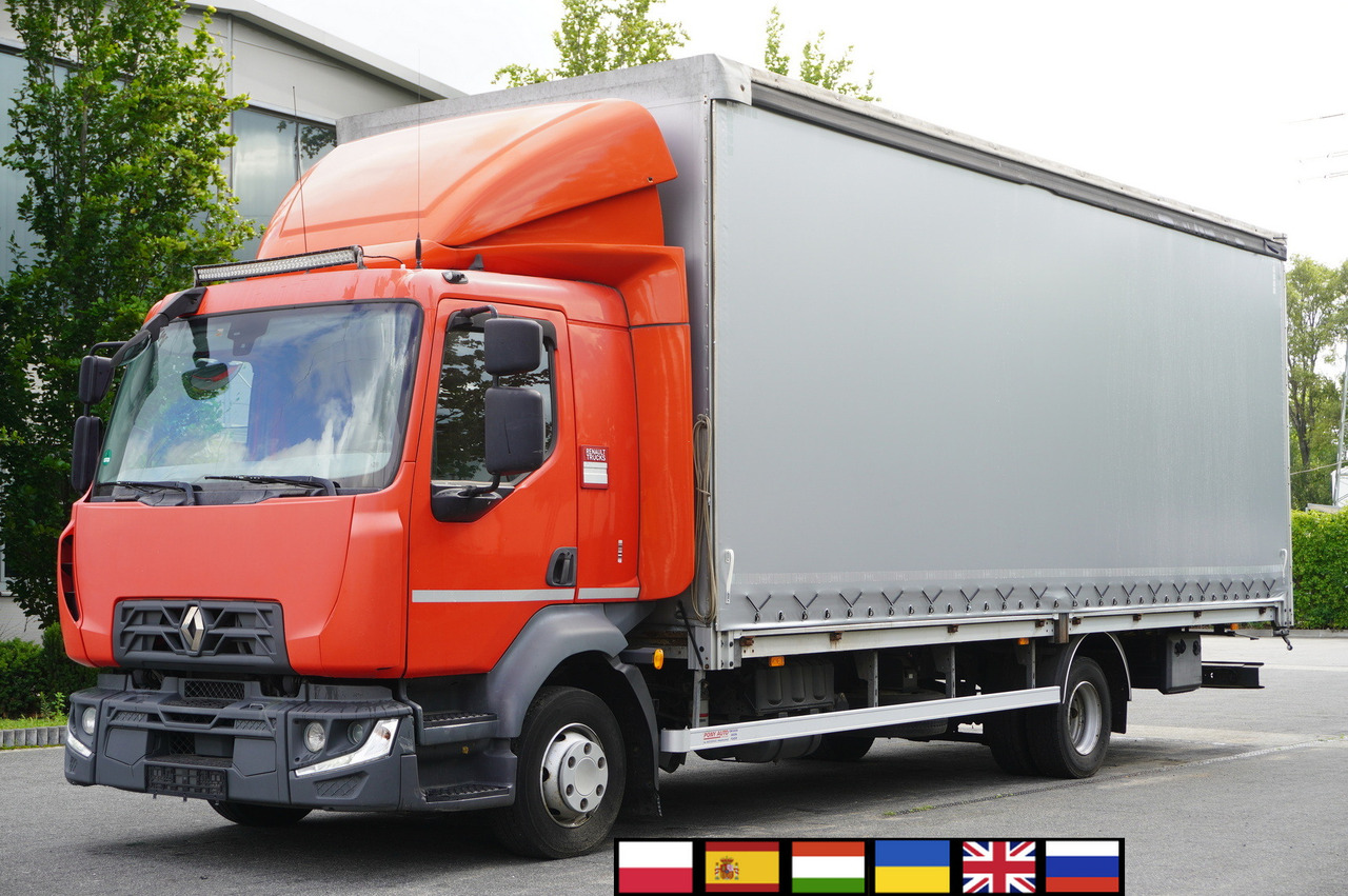 RENAULT Midlum 12.245 / dropside / sleeper / 18 pallets - Tenteli kamyon: fotoğraf 1 RENAULT Midlum 12.245 / dropside / sleeper / 18 pallets - Tenteli kamyon: fotoğraf 1