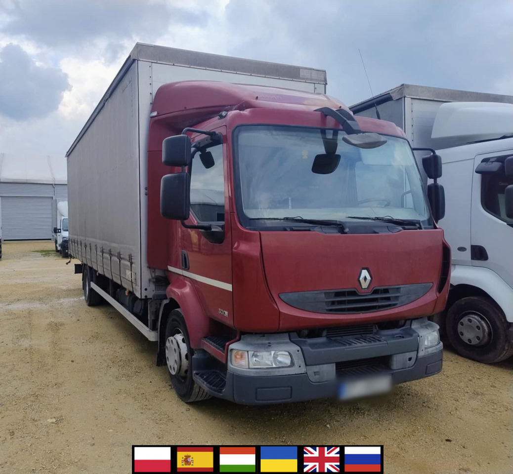 RENAULT Midlum 300 / Curtain 18 EPAL / Sleeping cab - Tenteli kamyon: fotoğraf 1 RENAULT Midlum 300 / Curtain 18 EPAL / Sleeping cab - Tenteli kamyon: fotoğraf 1