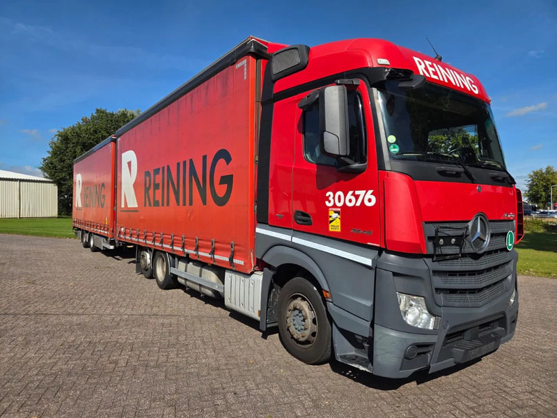 Mercedes-Benz Actros 2545 6X2 Retarder Volumecombi - Tenteli kamyon: fotoğraf 2 Mercedes-Benz Actros 2545 6X2 Retarder Volumecombi - Tenteli kamyon: fotoğraf 2
