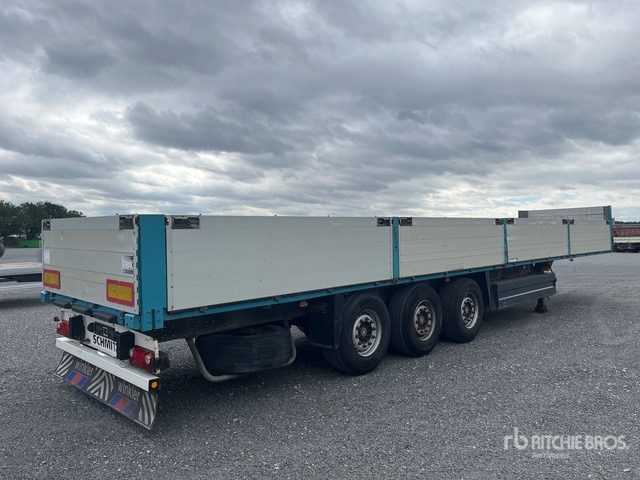 2007 Schmitz Cargobull S01 13.90 m Tri/A Flatbed Trailer - Açık/ Sal dorse: fotoğraf 3 2007 Schmitz Cargobull S01 13.90 m Tri/A Flatbed Trailer - Açık/ Sal dorse: fotoğraf 3