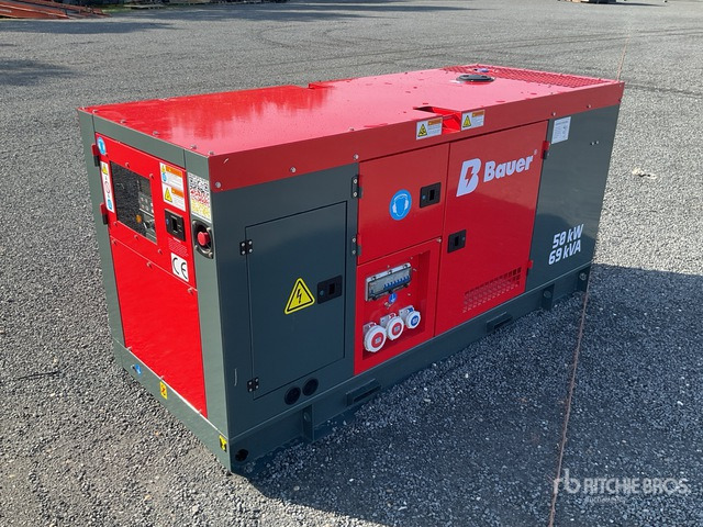 2025 Bauer Generatoren GFS-50 ATS 62.5 kVA (Unused) Generator Set - Elektrikli jeneratör: fotoğraf 1 2025 Bauer Generatoren GFS-50 ATS 62.5 kVA (Unused) Generator Set - Elektrikli jeneratör: fotoğraf 1