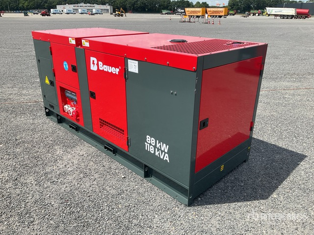 2025 Bauer Generatoren GFS-80 ATS 100 kVA (Unused) Generator Set - Elektrikli jeneratör: fotoğraf 4 2025 Bauer Generatoren GFS-80 ATS 100 kVA (Unused) Generator Set - Elektrikli jeneratör: fotoğraf 4