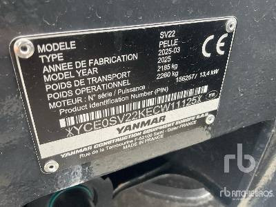 YANMAR SV22 (Unused) - Mini ekskavatör: fotoğraf 5 YANMAR SV22 (Unused) - Mini ekskavatör: fotoğraf 5