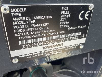 YANMAR SV22 (Unused) - Mini ekskavatör: fotoğraf 5 YANMAR SV22 (Unused) - Mini ekskavatör: fotoğraf 5