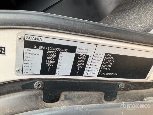 2012 Scania P360B 6x2 Hooklift Truck - Kancalı yükleyici kamyon: fotoğraf 2 2012 Scania P360B 6x2 Hooklift Truck - Kancalı yükleyici kamyon: fotoğraf 2