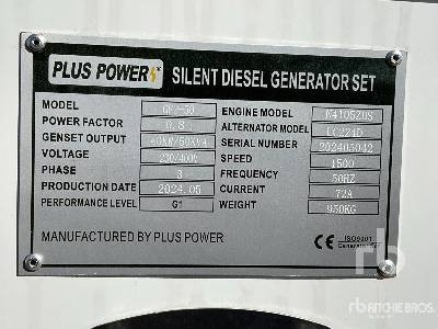 PLUS POWER GF2-50 50 kVA (Unused) - Elektrikli jeneratör: fotoğraf 5 PLUS POWER GF2-50 50 kVA (Unused) - Elektrikli jeneratör: fotoğraf 5
