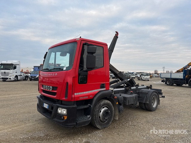 2009 Iveco Eurocargo 120E28 4x2 Roll-Off Truck - Kancalı yükleyici kamyon: fotoğraf 1 2009 Iveco Eurocargo 120E28 4x2 Roll-Off Truck - Kancalı yükleyici kamyon: fotoğraf 1