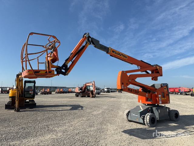 2011 Haulotte HA15IP Electric Articulating Boom Lift - Eklemli platform: fotoğraf 1 2011 Haulotte HA15IP Electric Articulating Boom Lift - Eklemli platform: fotoğraf 1
