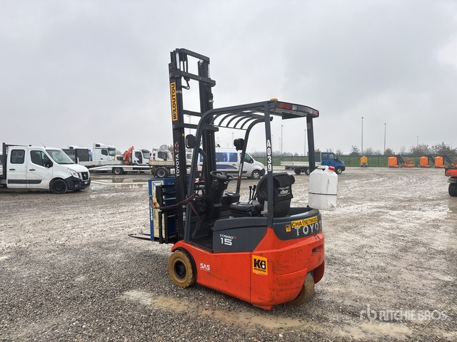 2012 Toyota 7FBEST15 1500 kg (Inoperable) Electric Forklift - Forklift: fotoğraf 3 2012 Toyota 7FBEST15 1500 kg (Inoperable) Electric Forklift - Forklift: fotoğraf 3