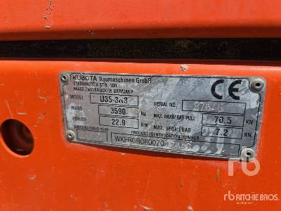 KUBOTA U35-3A2 - Mini ekskavatör: fotoğraf 5 KUBOTA U35-3A2 - Mini ekskavatör: fotoğraf 5