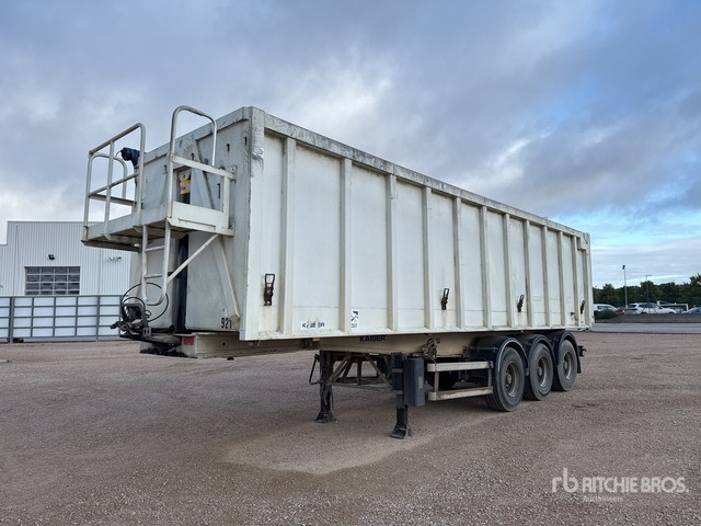 2002 Robuste Kaiser S3803C Semi-Remorque Benne 3 Essieux End Dump Trailer - Damperli dorse: fotoğraf 2 2002 Robuste Kaiser S3803C Semi-Remorque Benne 3 Essieux End Dump Trailer - Damperli dorse: fotoğraf 2