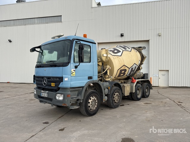 2008 Mercedes-Benz Actros 8x4 Camion Malaxeur 8x4 Mixer Truck - Transmikser: fotoğraf 1 2008 Mercedes-Benz Actros 8x4 Camion Malaxeur 8x4 Mixer Truck - Transmikser: fotoğraf 1
