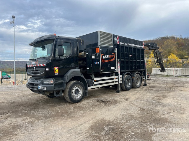 2008 Renault Kerax 450DXi MTS on 6x4 Camion Aspiratrice Vacuum Excavator Truck - Vidanjör: fotoğraf 1 2008 Renault Kerax 450DXi MTS on 6x4 Camion Aspiratrice Vacuum Excavator Truck - Vidanjör: fotoğraf 1