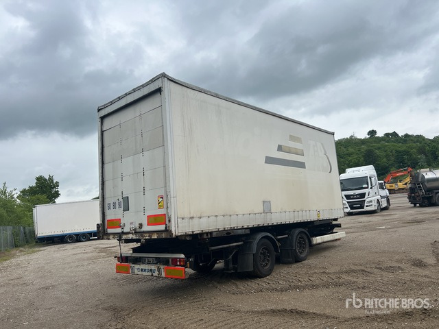 2010 Krone ZZ18B3EC 7.60 m T/A Remorque Porte Conte ... Container Trailer - Sap parçalama makinesi: fotoğraf 4 2010 Krone ZZ18B3EC 7.60 m T/A Remorque Porte Conte ... Container Trailer - Sap parçalama makinesi: fotoğraf 4