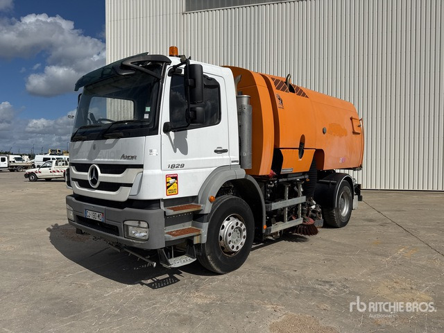 2012 Mercedes-Benz AXOR 1829 Eurovoirie on Balayeuse Sweeper Truck - Yol süpürme aracı: fotoğraf 1 2012 Mercedes-Benz AXOR 1829 Eurovoirie on Balayeuse Sweeper Truck - Yol süpürme aracı: fotoğraf 1