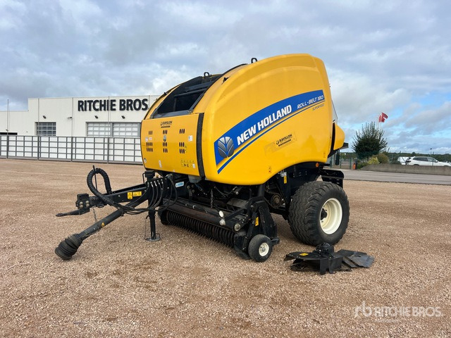 2015 New Holland Roll Belt 180 Presse A Balles Rondes 1 Essieu S/A Round Baler - Silindirik balya makinesi: fotoğraf 1 2015 New Holland Roll Belt 180 Presse A Balles Rondes 1 Essieu S/A Round Baler - Silindirik balya makinesi: fotoğraf 1
