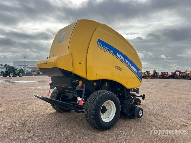 2015 New Holland Roll Belt 180 Presse A Balles Rondes 1 Essieu S/A Round Baler - Silindirik balya makinesi: fotoğraf 4 2015 New Holland Roll Belt 180 Presse A Balles Rondes 1 Essieu S/A Round Baler - Silindirik balya makinesi: fotoğraf 4