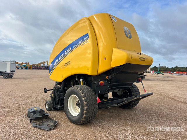 2015 New Holland Roll Belt 180 Presse A Balles Rondes 1 Essieu S/A Round Baler - Silindirik balya makinesi: fotoğraf 3 2015 New Holland Roll Belt 180 Presse A Balles Rondes 1 Essieu S/A Round Baler - Silindirik balya makinesi: fotoğraf 3