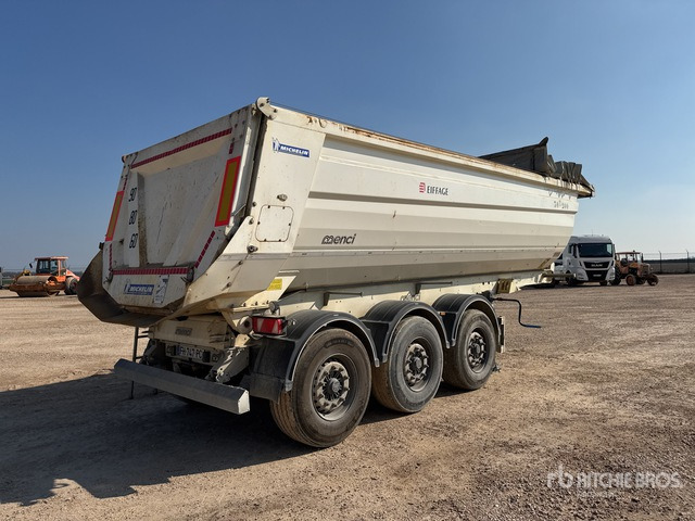 2019 Menci S7R Tri/A Remorque Benne Alu 3 Essieux End Dump Trailer - Damperli dorse: fotoğraf 4 2019 Menci S7R Tri/A Remorque Benne Alu 3 Essieux End Dump Trailer - Damperli dorse: fotoğraf 4