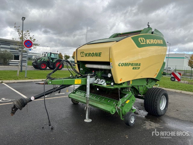 2020 Krone Comprima V 150 Presse A Balles Rondes 1 Essieu S/A Round Baler - Silindirik balya makinesi: fotoğraf 1 2020 Krone Comprima V 150 Presse A Balles Rondes 1 Essieu S/A Round Baler - Silindirik balya makinesi: fotoğraf 1