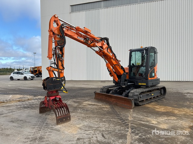 2023 Doosan DX85R-3 Pelle Sur Chenilles Et Pince Ro ... Tracked Excavator - Paletli ekskavatör: fotoğraf 1 2023 Doosan DX85R-3 Pelle Sur Chenilles Et Pince Ro ... Tracked Excavator - Paletli ekskavatör: fotoğraf 1
