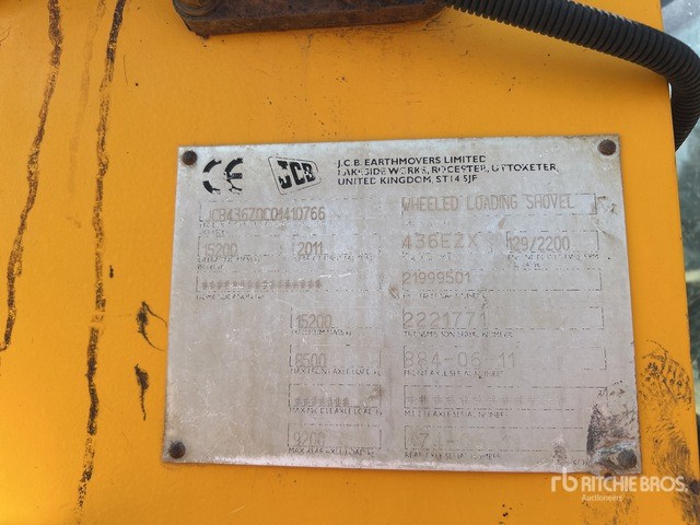 2011 JCB 436 Wheel Loader - Tekerlekli yükleyici: fotoğraf 1 2011 JCB 436 Wheel Loader - Tekerlekli yükleyici: fotoğraf 1