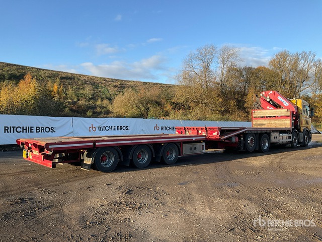 2013 Scania R480LB Effer 685/5S Crane - Beavertail T/A Sleeper Truck Tractor - Sal/ Açık kasa kamyon: fotoğraf 5 2013 Scania R480LB Effer 685/5S Crane - Beavertail T/A Sleeper Truck Tractor - Sal/ Açık kasa kamyon: fotoğraf 5
