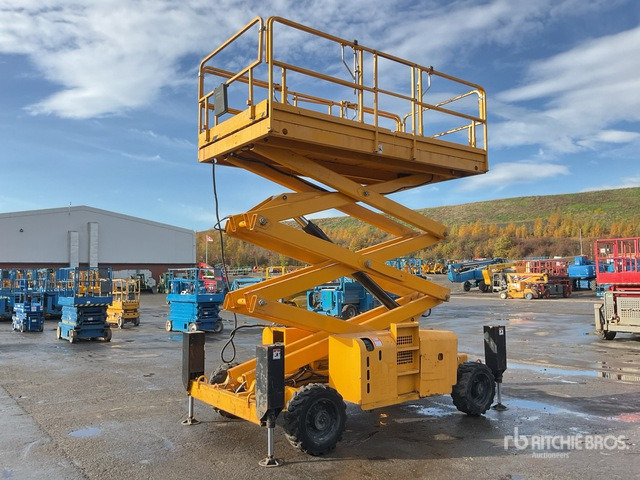 2014 Haulotte H12SDX 4x4 Diesel Scissor Lift - Makasli platform: fotoğraf 1 2014 Haulotte H12SDX 4x4 Diesel Scissor Lift - Makasli platform: fotoğraf 1