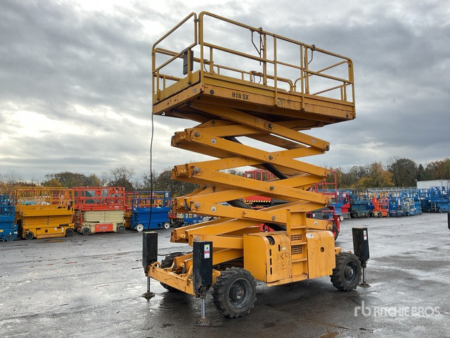 2014 Haulotte H18SDX 4x4 Diesel Scissor Lift - Makasli platform: fotoğraf 1 2014 Haulotte H18SDX 4x4 Diesel Scissor Lift - Makasli platform: fotoğraf 1