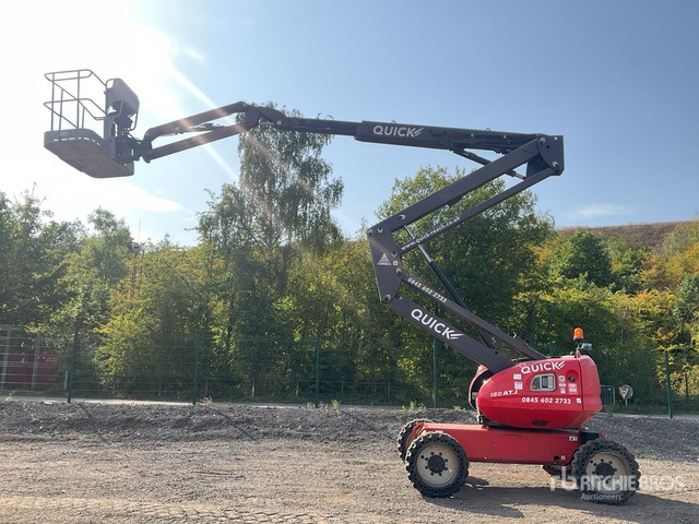 2015 Manitou 160 ATJ 4WD Diesel Articulating Boom Lift - Eklemli platform: fotoğraf 2 2015 Manitou 160 ATJ 4WD Diesel Articulating Boom Lift - Eklemli platform: fotoğraf 2